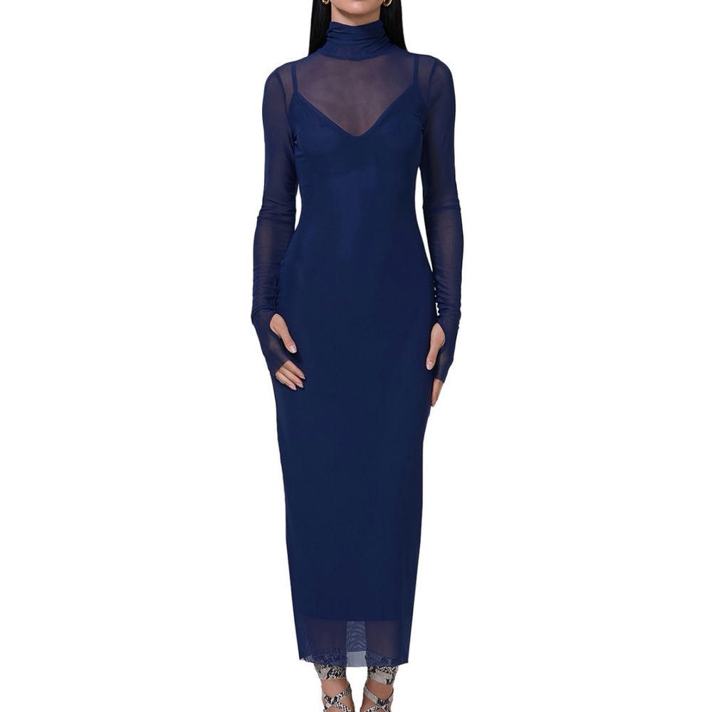 AFRM Shailene Mesh Bodycon Dress